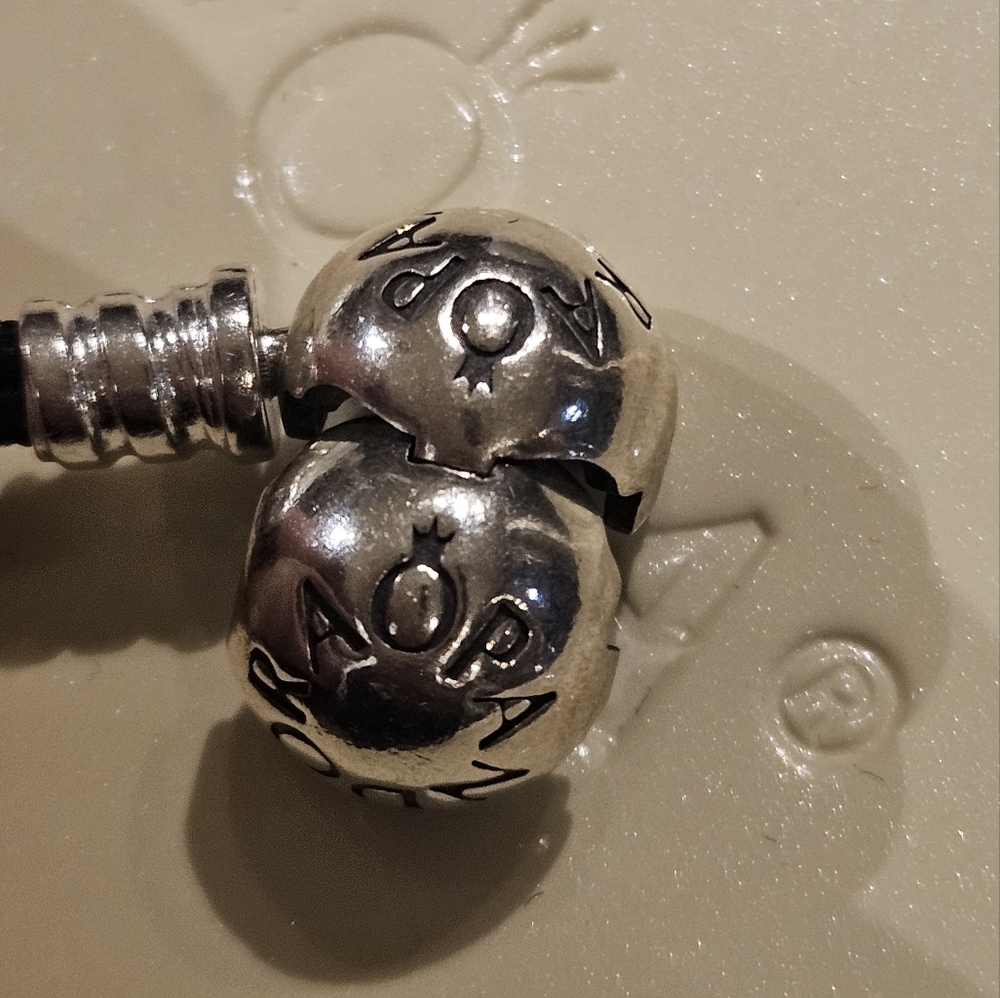 Pandora | Multi Cord Black and Silver Bracelet - Picture 2 of 6